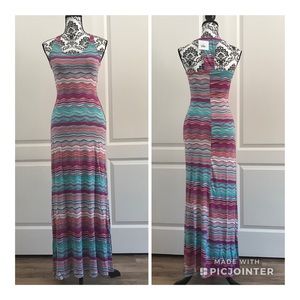 Fraiche by J Racer back Maxi dress S